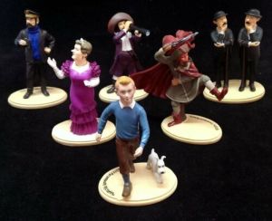 Tintin Carrefour Market 6 Personaggi in Original Box
