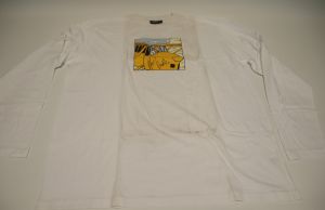Tintin T-Shirt Outlet 00804001XXL Manique Longe White Avion XXL