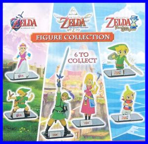 TOMY - THE LEGEND OF ZELD COLLECTION 6 DIFFERENTI SERIE COMPLETA