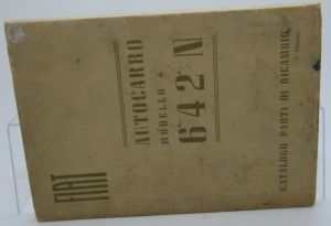 Libretto di Uso e Manutenzione Fiat Autocarro 643 N 1 Edizione 1952