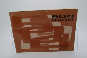 Libretto di Uso e Manutenzione Peugeot 504
